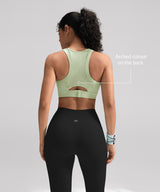 Reggiseno da corsa Power con scollo a rete multi-cucitura | Reggiseno sportivo ad alto sostegno da donna