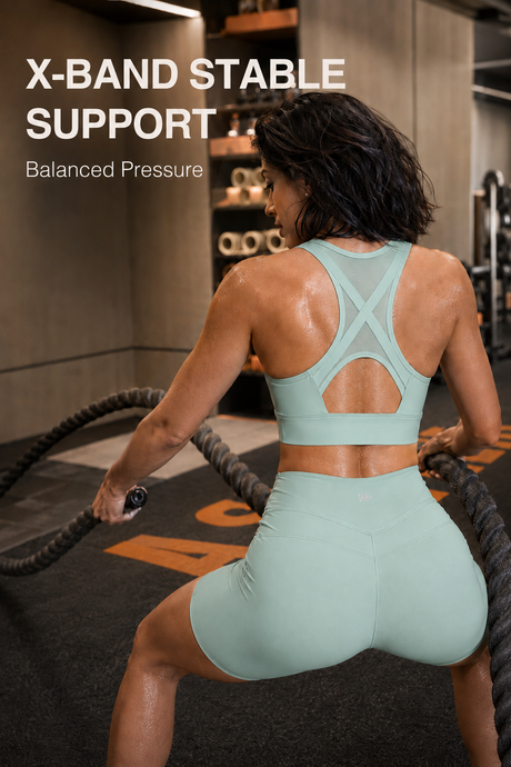 Power Cross Racerback Lauf-BH | Damen-Sport-BH mit starkem Halt - image 2