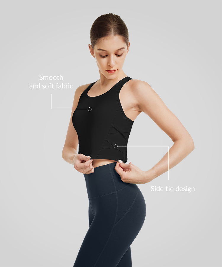 Anywhere™ Seamless Lace-up Design Yoga Bra | Women's Light Support Sports Bra