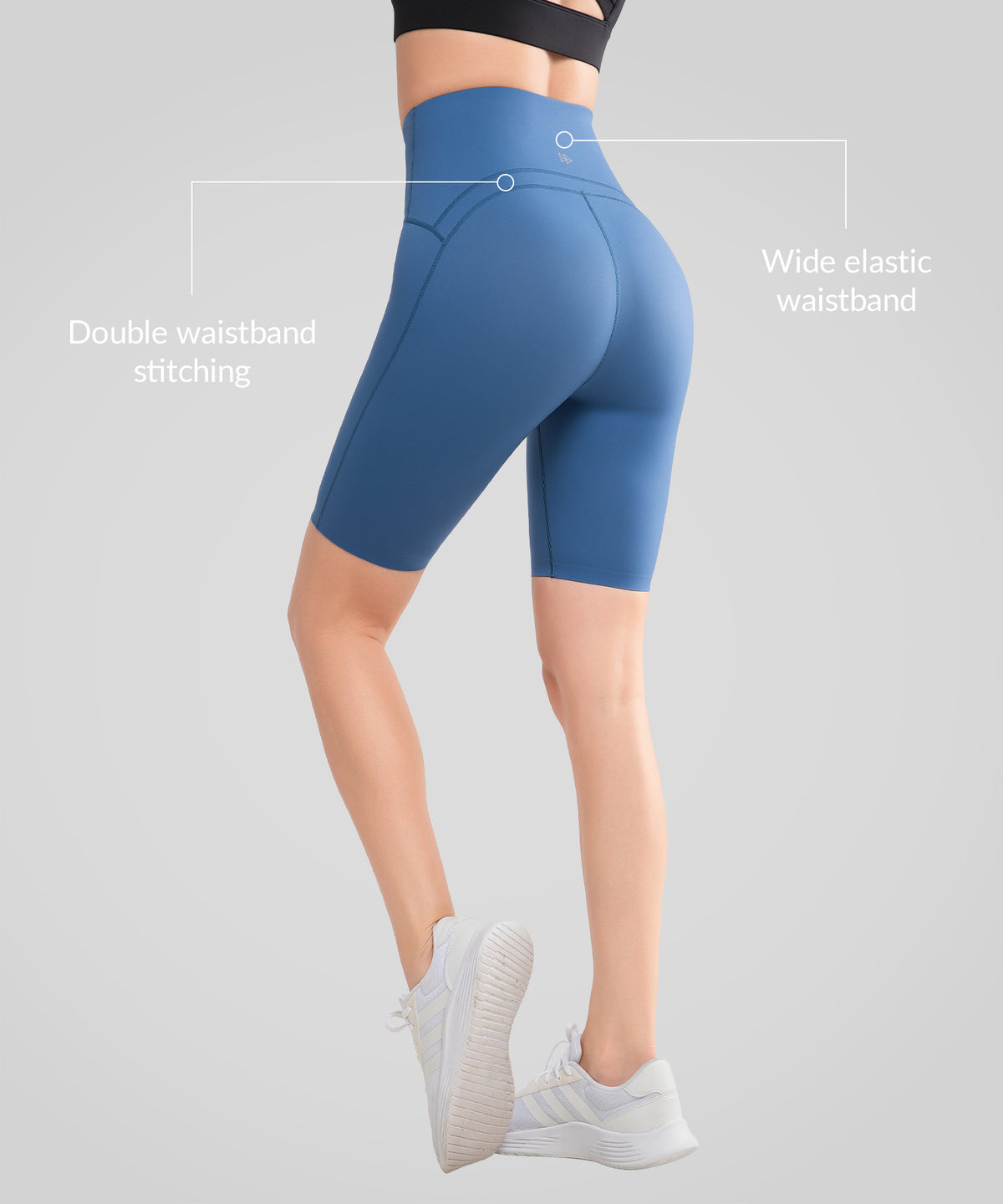 Shift™ Seamless No-slip High Waist Shorts 8''| Women's High Support Running Shorts