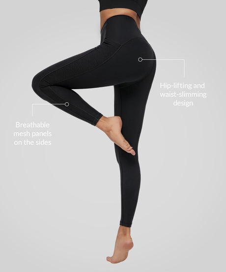 Anywhere™ Breathable Side Mesh Logo Print Leggings 25‘’| Women's Light Support Leggings - image 4
