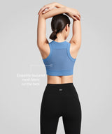 Nahtloser, bequemer Mesh-Lauf-BH für überall | Leicht stützender Sport-BH für Damen