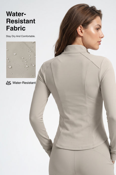 Shift™ Fleece-Lined Thermal Stretch Jacket – Water-Resistant Full-Zip | Women's Sports Jacket - image 8