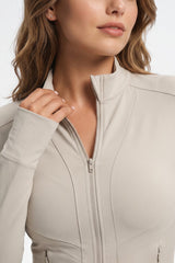 Shift™ Fleece-Lined Thermal Stretch Jacket – Water-Resistant Full-Zip | Women's Sports Jacket