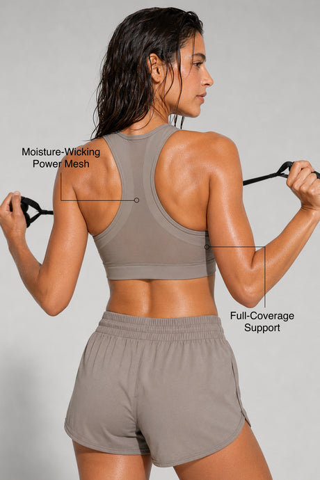 Enfold™ Front-Zip Breathable Racerback Sports Bra | High-Impact Support for Running, HIIT & Training - image 63