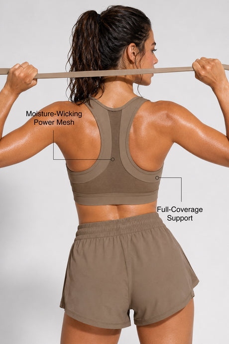 Enfold™ Front-Zip Breathable Racerback Sports Bra | High-Impact Support for Running, HIIT & Training - image 62