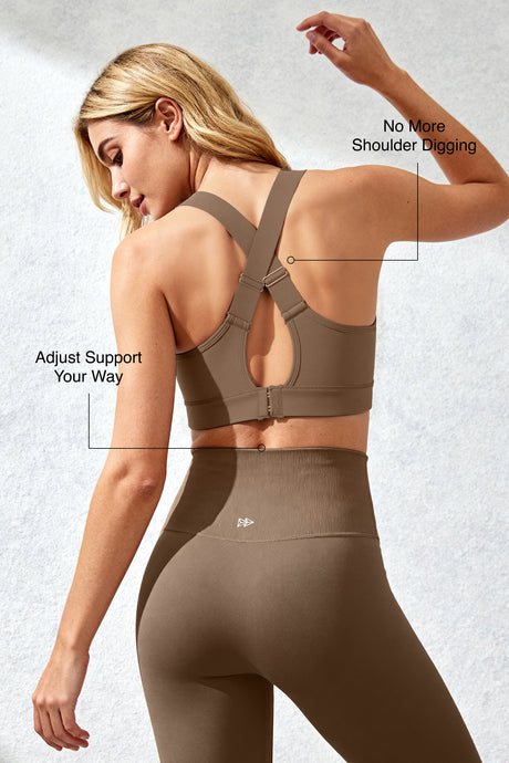 Power™ Adjustable Straps Cross-Back Sports Bra | High-Impact Bounce Control Without Flattening for Running, HIIT & Training - image 47