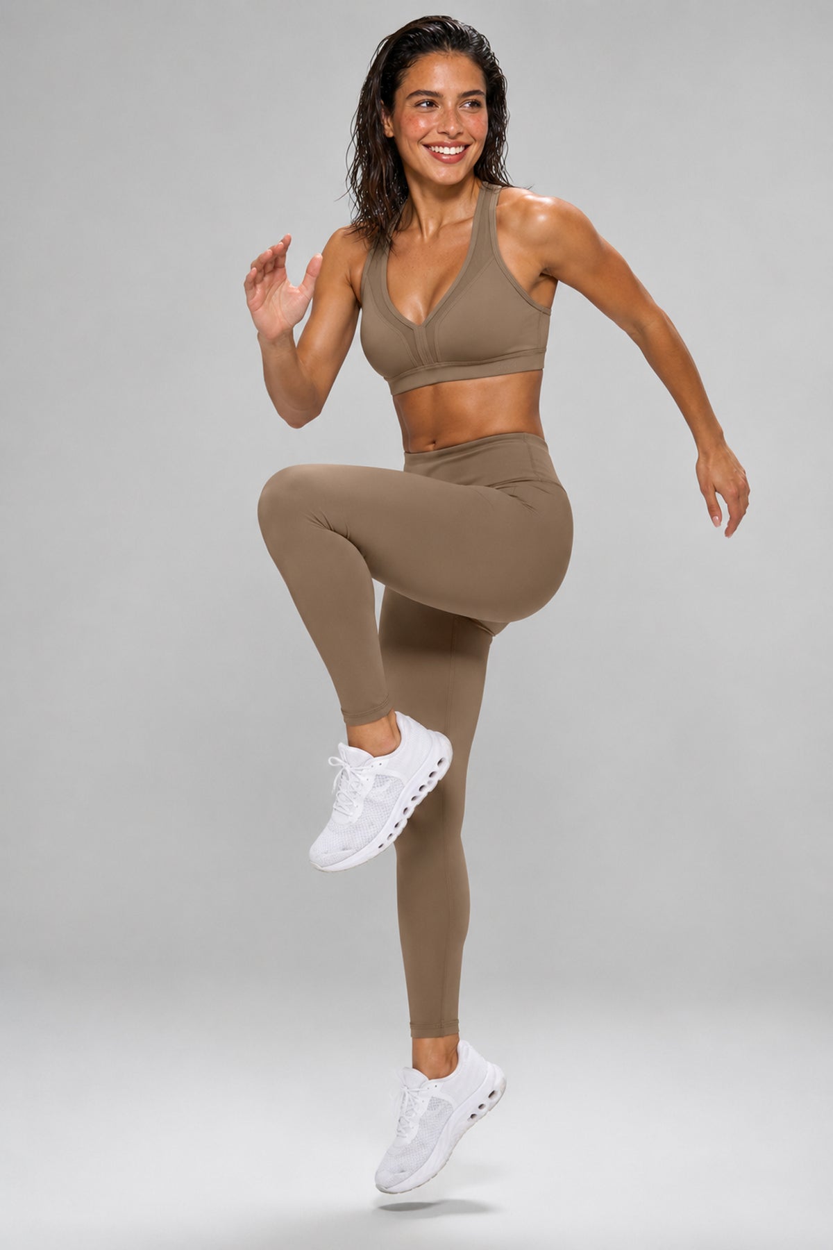 Echo™ Supportive Sustainable 27 Inches Leggings | High-Impact Leggings Best For Running, HIIT & Training
