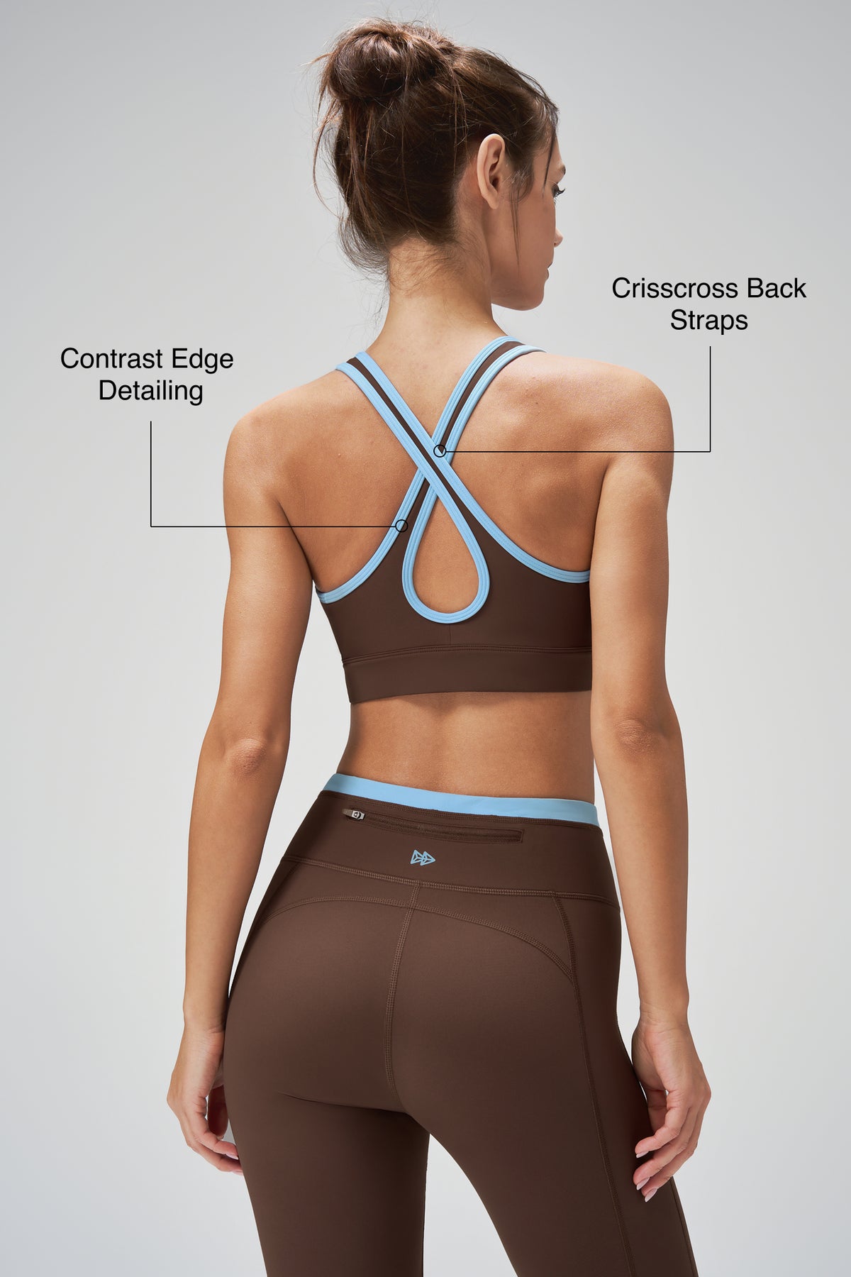 Power™ One-piece Crisscross Full coverage Running Bra | Women's High Support Sports Bra