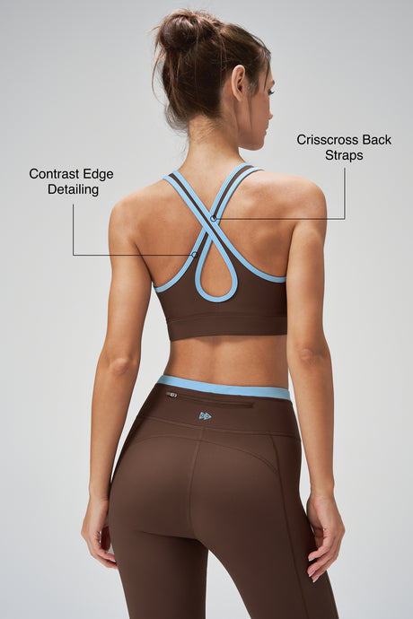 Power™ One-piece Crisscross Full coverage Running Bra | Women's High Support Sports Bra - image 2