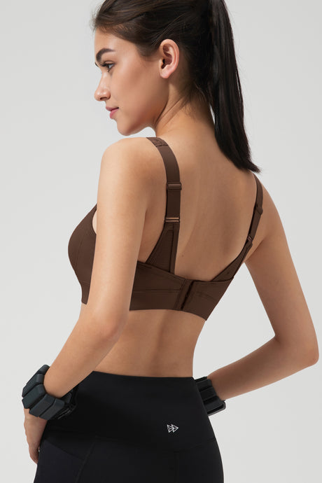 Shift™ Adjustable-Strap Sustainable Sports Bra | Medium Support with Breathable Mesh for Running, HIIT, Yoga & Training - image 35