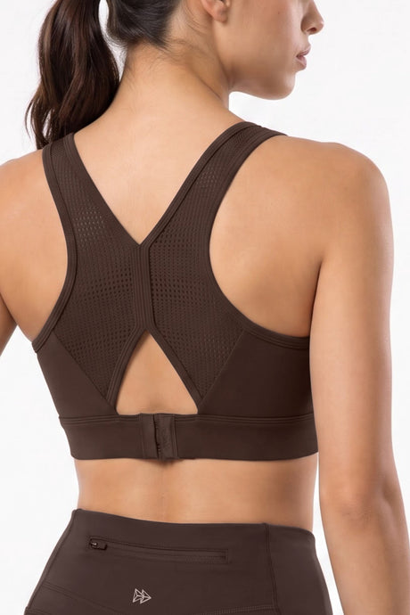 Power™ Breathable Panel With Adjustable Support Sports Bra | High Support for Running, HIIT & Training - image 17