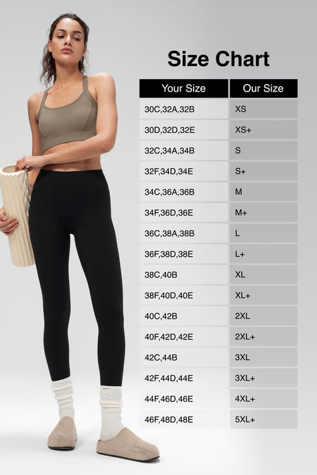 Shift™ Ribbed Sewn-in Pads Racerback Running Bra | Women's High Support Sports Bra - image 4