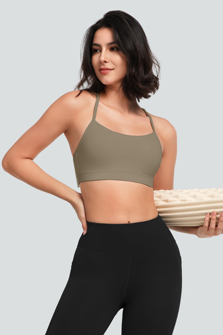 Anywhere™ Typical Y-Back Spaghetti Thin Straps Yoga Bra | Women's Low Support Sports Bra - image 21