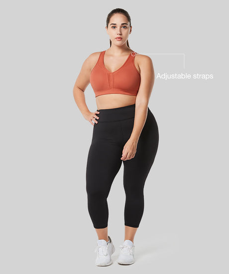 Power™ Adjustable Cross-Back Sports Bra | High-Impact Bounce Control Without Flattening for Running, HIIT & Training - image 2