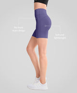Shift™ Stretchy Soft Double Seam Shorts 8"| Women's High Support Running Shorts