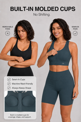 Power™ Cross Racerback Running Bra | Women's High Support Sports Bra