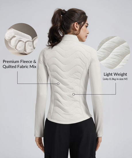 Anywhere™ Lightweight Fleece Quilted Zip-Up Jacket | Women's Jackets - image 2