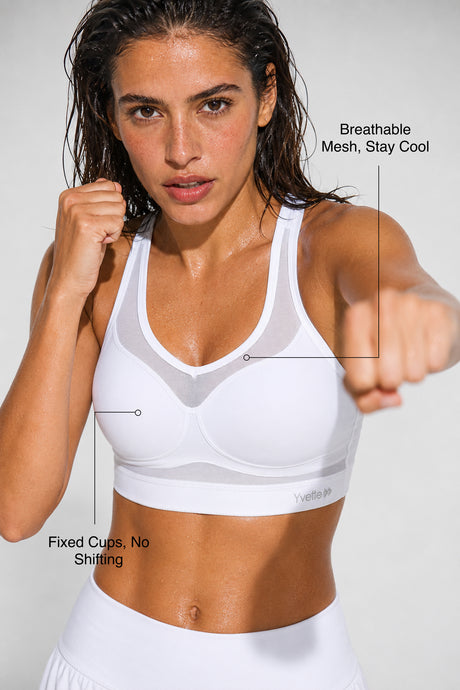 Shift™ Breathable Racerback High-Support Bra | High-Impact Support Best For Running, HIIT & Training - image 3