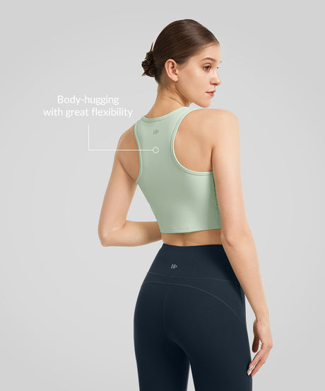 Anywhere™ Seamless Lace-up Design Yoga Bra | Women's Light Support Sports Bra - image 3