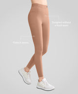Power™ High Waist Logo Pockets Lined Running Leggings 24'' | Women's High Support Leggings