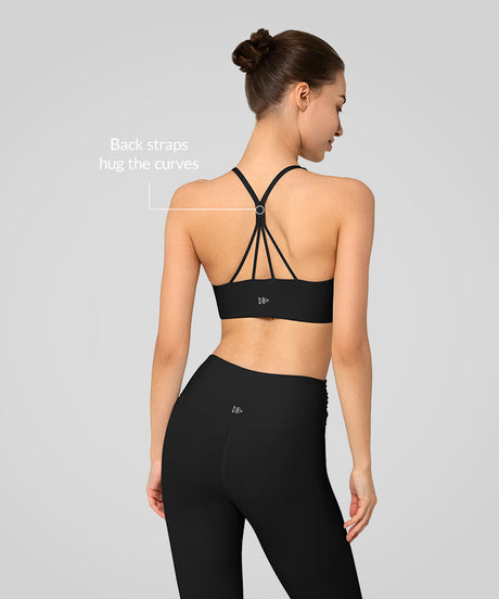 Anywhere™ V-neck Creamy Soft Yoga Bra| Women's Light Support Sports Bra - image 2
