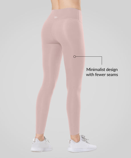Sömlösa, stretchiga yogaleggings med hög midja | Lätta stödleggings för kvinnor - image 2