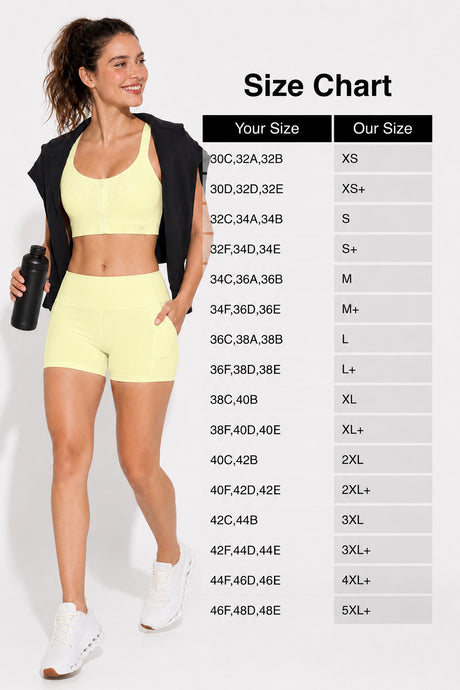 Power Zip Verstellbare Träger Gepolsterter Lauf-BH | Damen Sport-BH mit starkem Halt - image 34