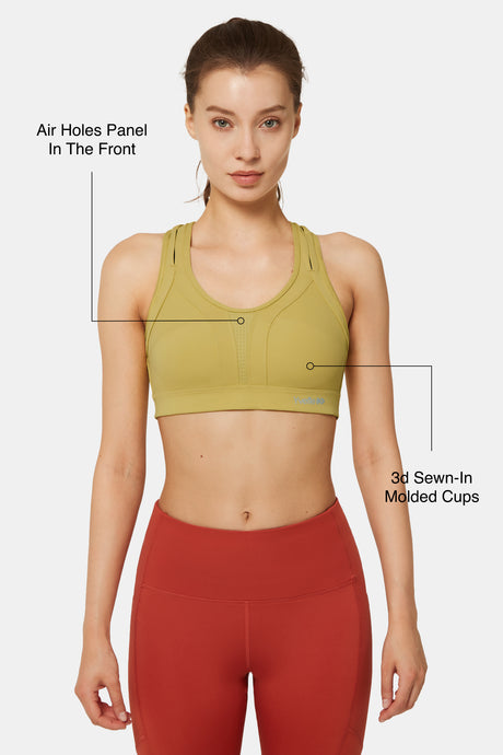 Power™ Cross Back Padded Running Bra | Women's High Support Sports Bra - image 3