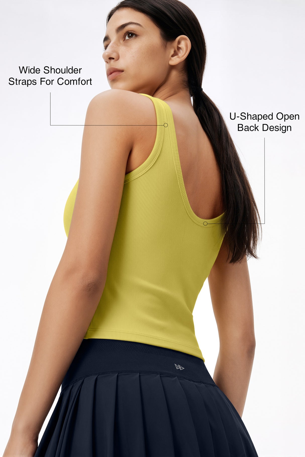 Anywhere™ Built-In Fixed Cups Tank For Daily Yoga | Women's Sports Tank For Yoga & Daily