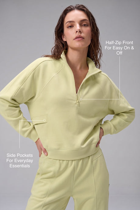 Anywhere™ Half-Zip Mock Neck Pockets Sweatshirt | Women's Sports Sweatshirt - image 9