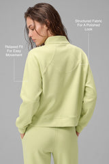Anywhere™ Half-Zip Mock Neck Pockets Sweatshirt | Women's Sports Sweatshirt