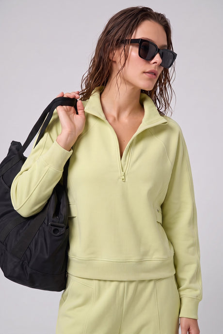 Anywhere™ Half-Zip Mock Neck Pockets Sweatshirt | Women's Sports Sweatshirt - image 11