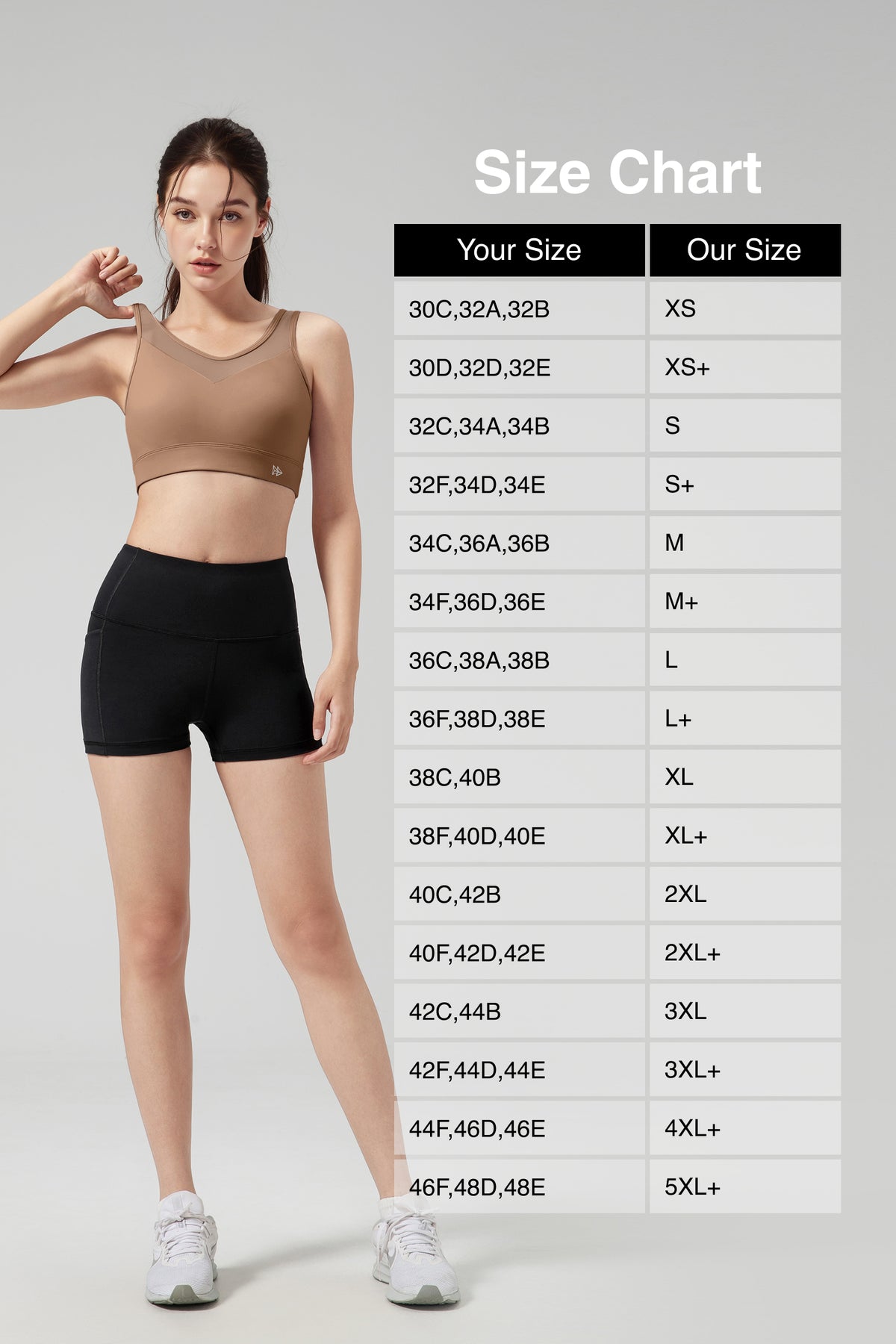 Power™ Front Sheer Mesh H-Back Sports Bra| Women's High Support Sports Bra