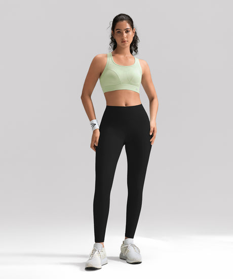 Power™ Multi-seam Mesh Neckline Running Bra | Women's High Support Sports Bra - image 4