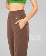 Pantalones deportivos de corte regular con bolsillos laterales | Pantalones deportivos para mujer