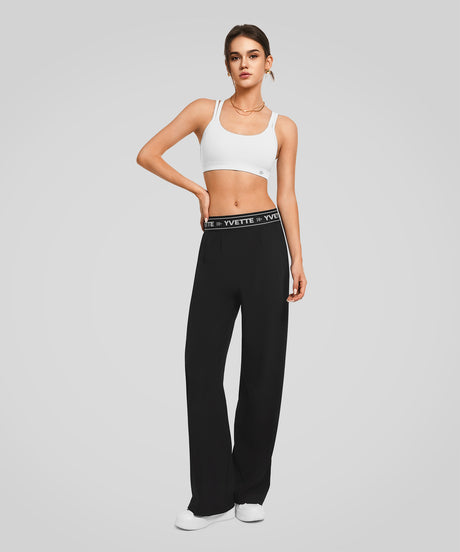 Shift™ Urban Letter Print Wide Leg Pants 27''| Women's Sports Pants - image 4