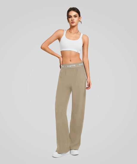 Shift™ Urban Letter Print Wide Leg Pants 27''| Women's Sports Pants - image 4