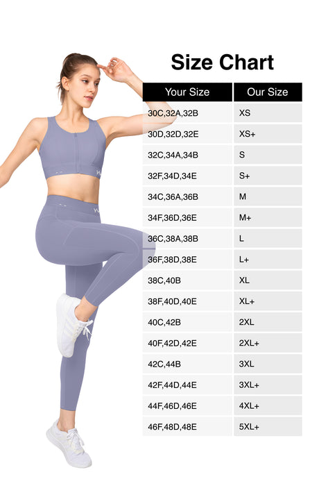 Echo™ Breathable Zip-Front Sustainable High-Support Bra | High-Impact Support Best For Running, HIIT & Training - image 4