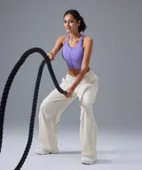 Elastic Waistband Cooling Cargo Pants with Pockets 28"| Women's Light Support Pants
