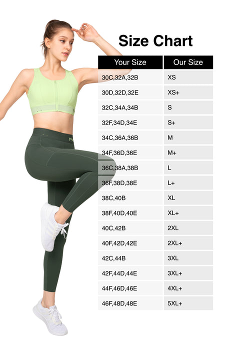 Echo™ Breathable Zip-Front Sustainable High-Support Bra | High-Impact Support Best For Running, HIIT & Training - image 4