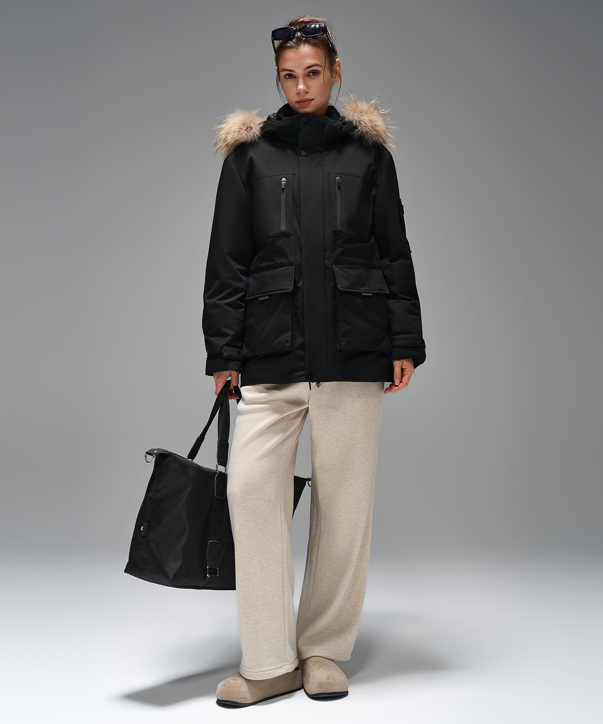 Anywhere Parka Dunjacka med Flera Fickor | Isolerade Jackor för Dam