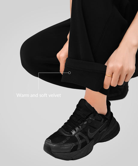 Shift™ Letter Print Fleece Lined Wide Leg Pants 27"| Women's Sports Pants - image 5