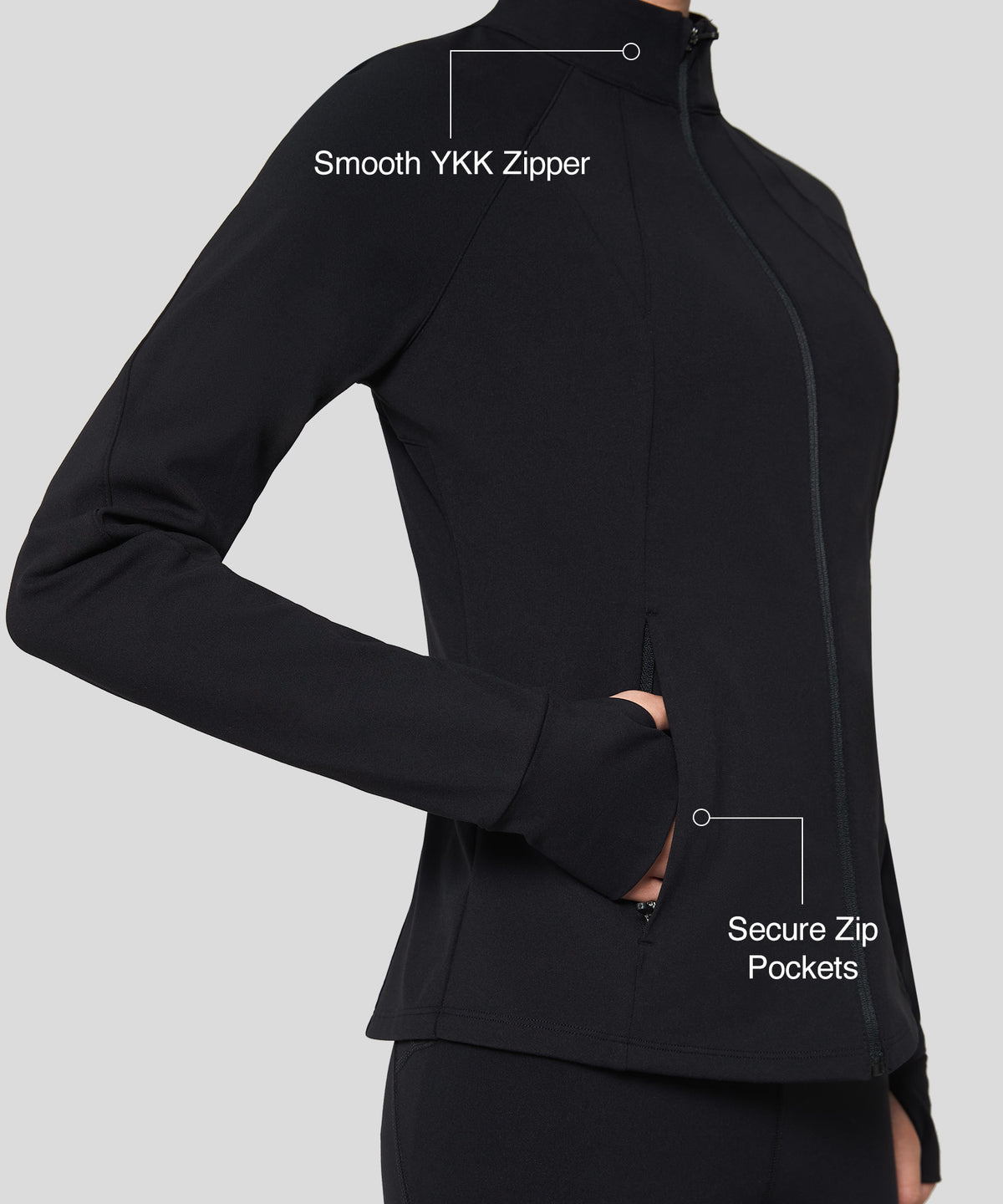 Shift Slim Fit Shaping Full Zip Jacke | Damen Sportjacke