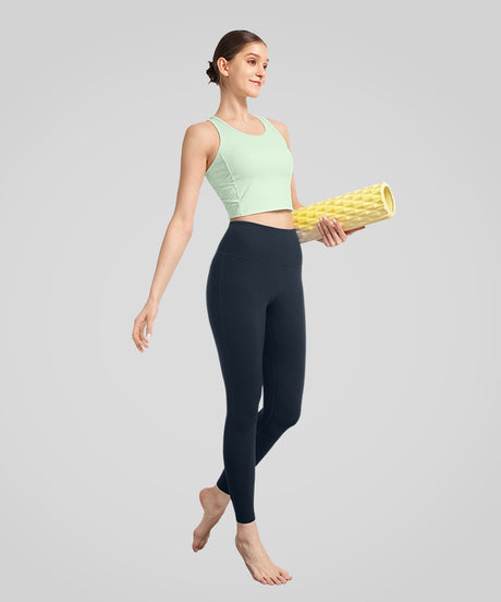 Anywhere™ Seamless Lace-up Design Yoga Bra | Women's Light Support Sports Bra - image 4