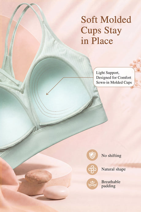 Anywhere™ Breathable Soft Bra for Yoga & Everyday Wear | Women's Light Support Sports Bra - image 5