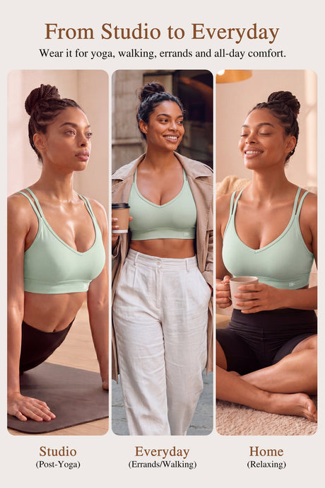 Anywhere™ Breathable Soft Bra for Yoga & Everyday Wear | Women's Light Support Sports Bra - image 6