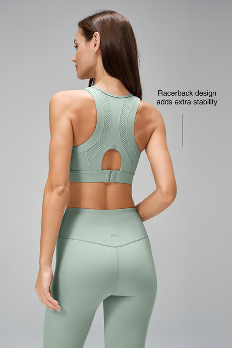 Power Front Mesh Arched Cutout Sport-BH | Sport-BH med högt stöd för kvinnor - image 3