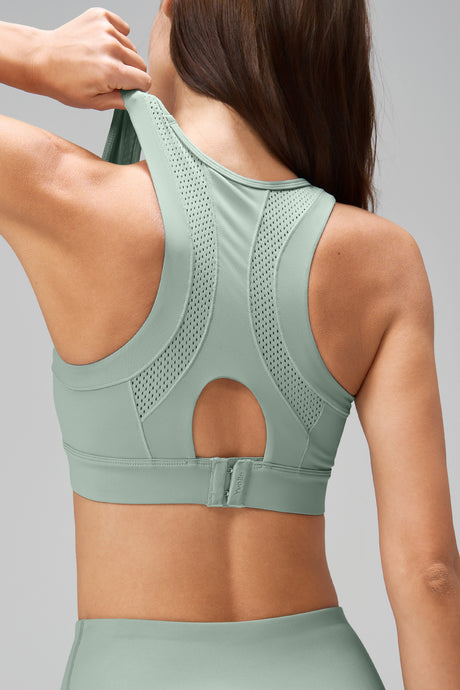 Power Front Mesh Arched Cutout Sport-BH | Sport-BH med högt stöd för kvinnor - image 5