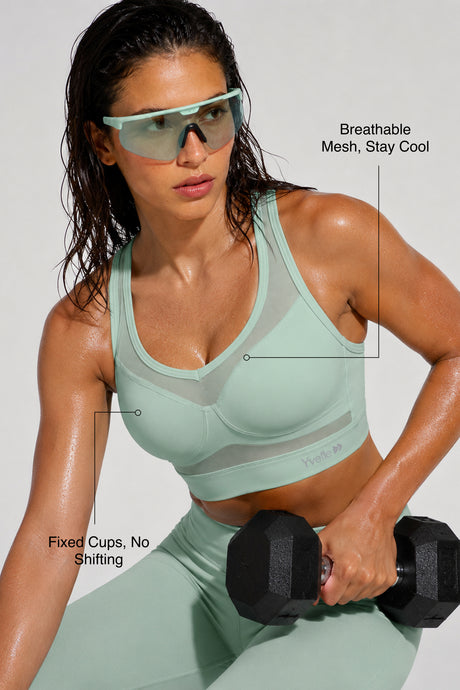 Shift™ Breathable Racerback High-Support Bra | High-Impact Support Best For Running, HIIT & Training - image 20